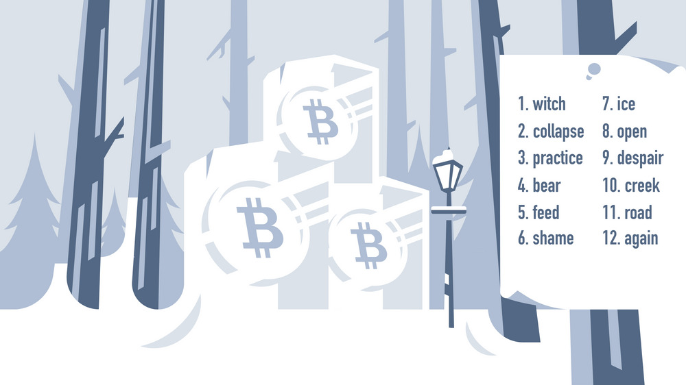 备份助记词示例